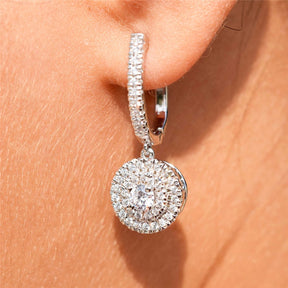 Pendientes Eternity con Incrustaciones de Circonita